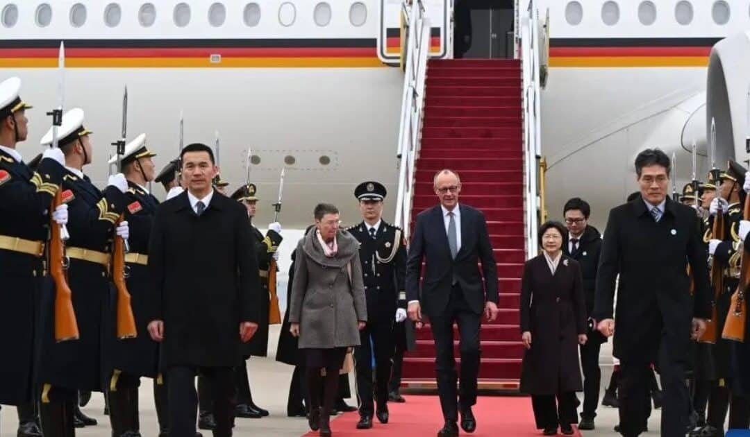 Chancellor Friedrich Merz Arrives in Beijing to Confront €89 Billion Trade Deficit