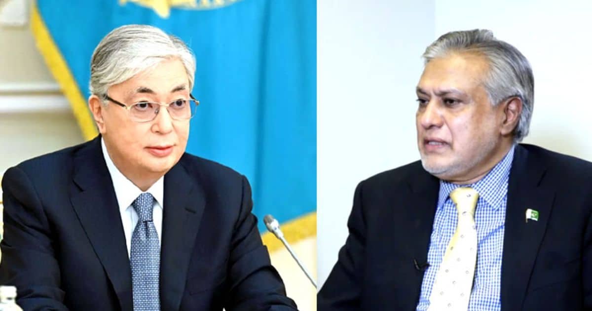 Deputy Prime Minister Ishaq Dar Calls on Kazakhstan’s President Tokayev, Reaffirms Partnership Deputy Prime Minister Ishaq Dar Calls on Kazakhstan's President Tokayev, Reaffirms Partnership