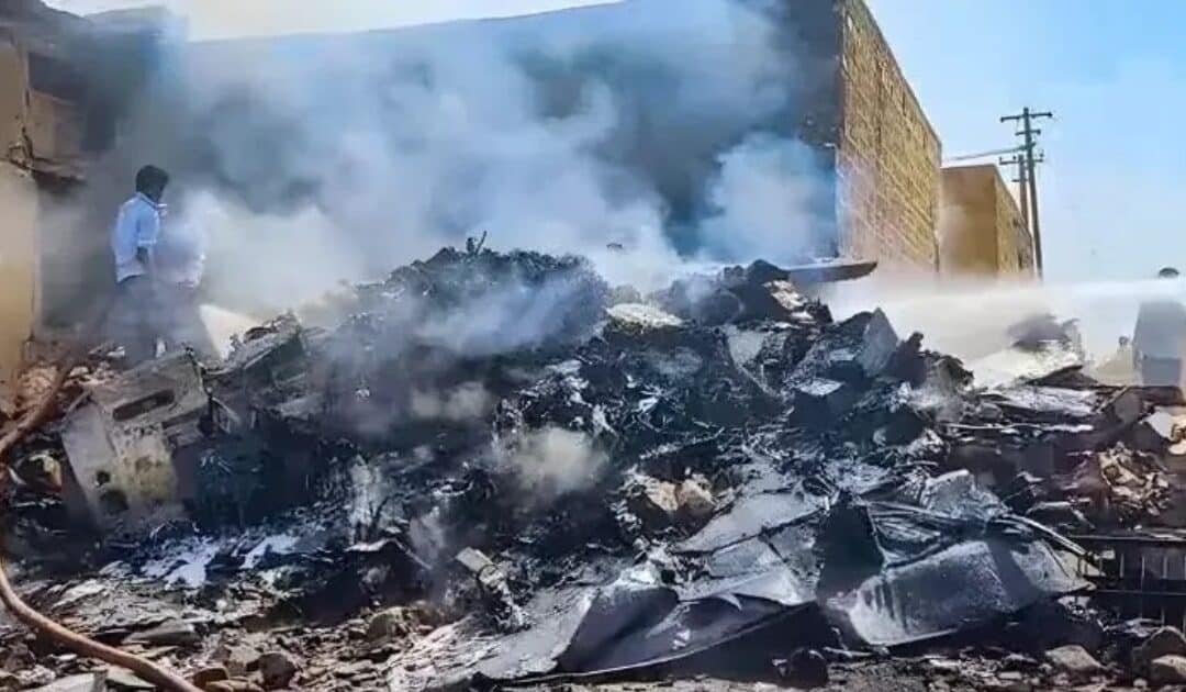 Indian Tejas Fighter Crashes During Landing