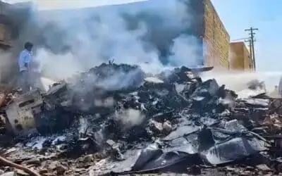 TODAYSTANCE Indian Tejas Fighter Crashes During Landing