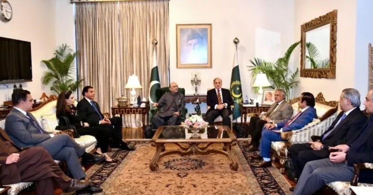 National Stability Review PM Shehbaz and President Zardari Convene at Aiwan-e-Sadr National Stability Review PM Shehbaz and President Zardari Convene at Aiwan-e-Sadr