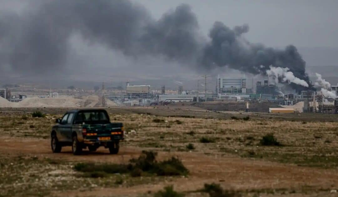 Iranian Missile Strike Ignites Massive Blaze at ADAMA Chemical Plant in Southern Israel