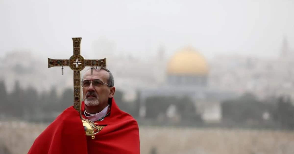 Israeli Police Block Catholic Head from Church of the Holy Sepulchre for Palm Sunday Mass Israeli Police Block Catholic Head from Church of the Holy Sepulchre for Palm Sunday Mass