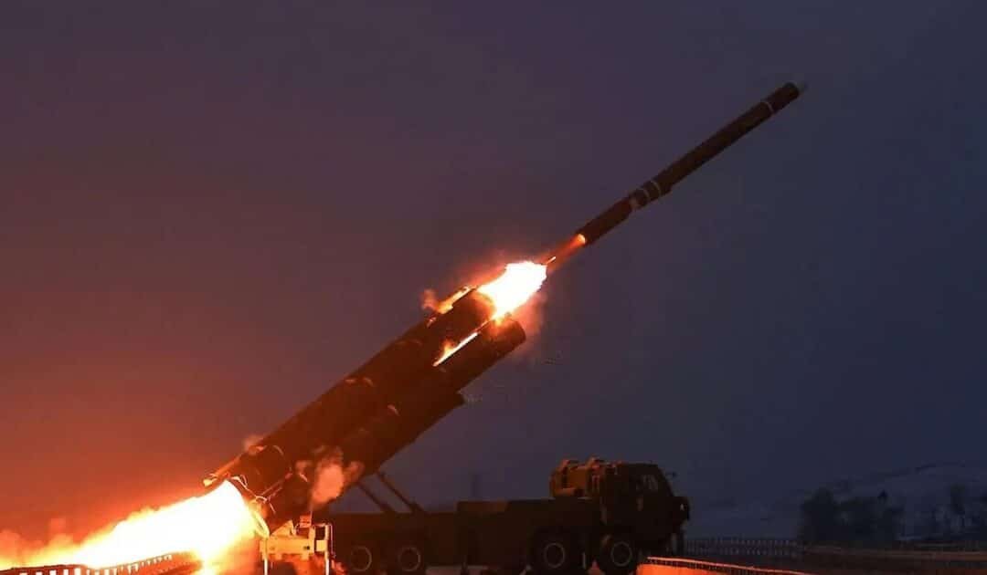 North Korea Launches Barrage of 10 Ballistic Missiles Amid US-South Korea Drills
