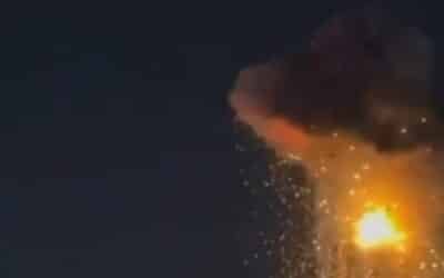 TODAYSTANCE Retaliatory Strike: Iranian Drone Hits High-Rise in Bahrain