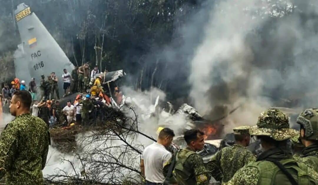 Tragedy in Colombia: Military Plane Crash Leaves Dozens Dead