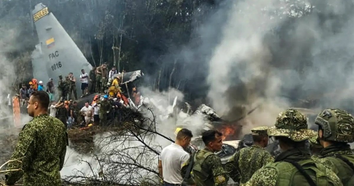 Tragedy in Colombia Military Plane Crash Leaves Dozens Dead Tragedy in Colombia Military Plane Crash Leaves Dozens Dead