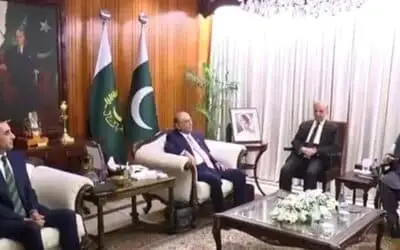 Zardari and Sharif Review Regional Crisis and National Security Strategy