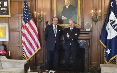 Pakistan’s Finance Minister Aurangzeb meets US Secretary of Commerce Howard Lutnick