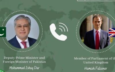 TODAYSTANCE Dar and Falconer Discuss Regional Tensions, UK Praises Pakistan’s Diplomacy
