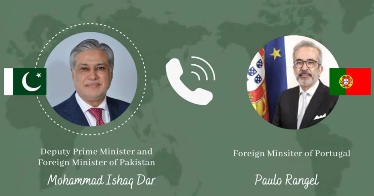Deputy PM Dar Discusses Middle East De-Escalation with Portuguese Minister Deputy PM Dar Discusses Middle East De-Escalation with Portuguese Minister