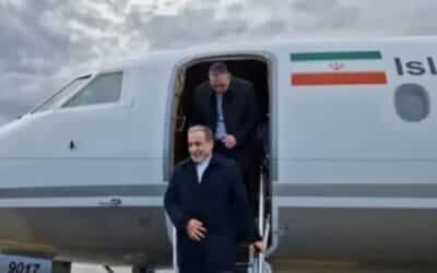 TODAYSTANCE Iranian Foreign Minister Abbas Araghchi Lands in St. Petersburg, Russia
