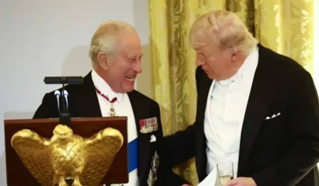 King Charles III and Trump Exchange Jokes at White House State Dinner