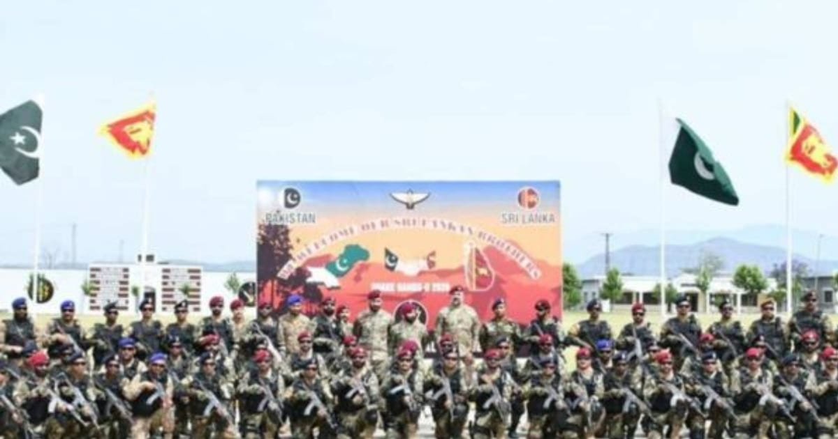 Pakistan and Sri Lanka Commence Joint Military Exercises Shake Hands-II Pakistan and Sri Lanka Commence Joint Military Exercises Shake Hands-II