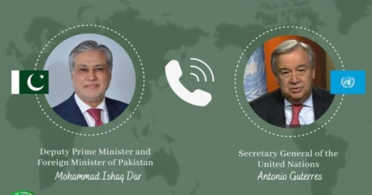 UN Chief, and Iranian Envoy Praise Pakistan’s Diplomatic Efforts in US-Iran Talks UN Chief, and Iranian Envoy Praise Pakistan's Diplomatic Efforts in US-Iran Talks