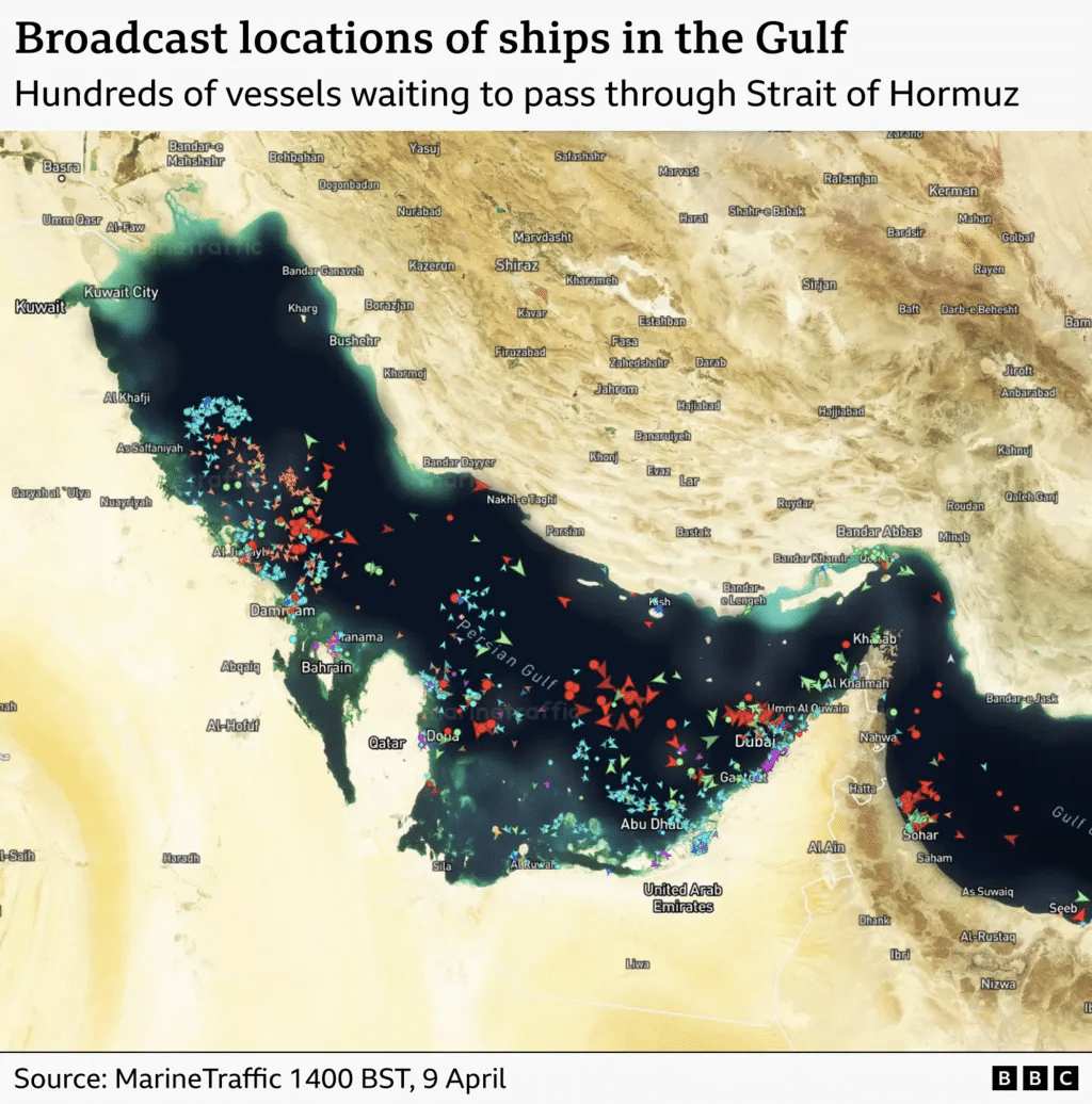 Global Shipping Remains Stalled Despite Fragile US-Iran Ceasefire Global Shipping Remains Stalled Despite Fragile US-Iran Ceasefire