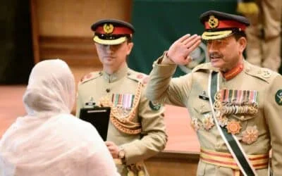 Investiture Ceremony at GHQ Honors Pakistan Army Heroes