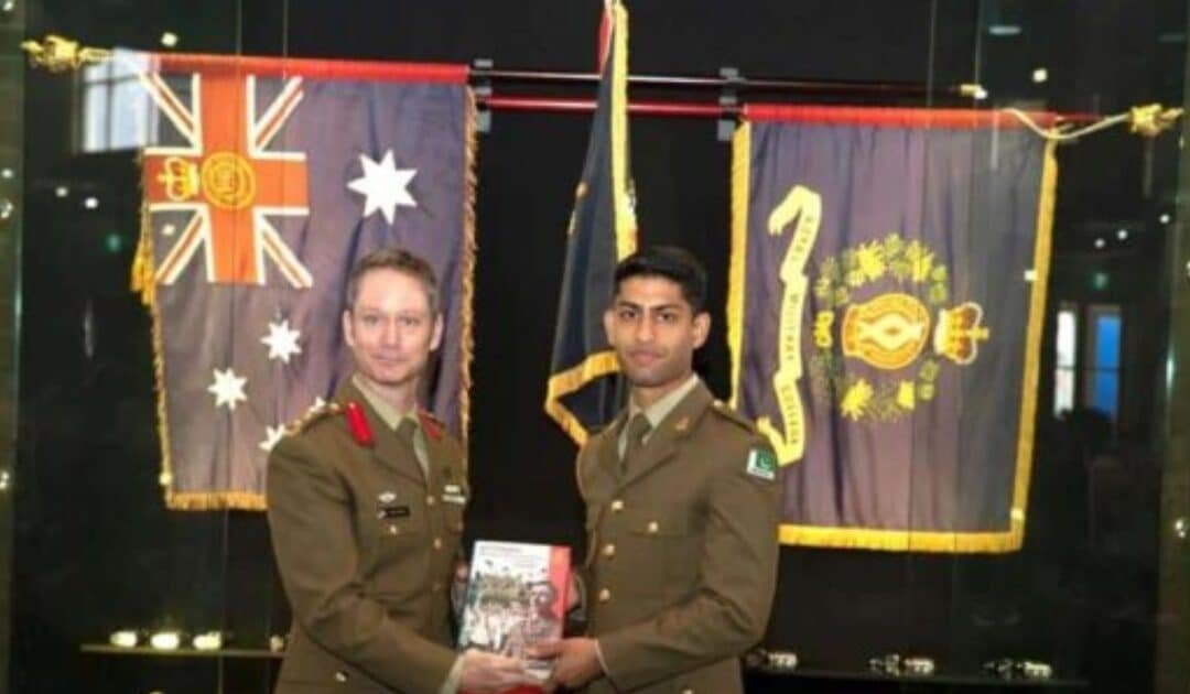 Pakistan Army Cadet Receives Prestigious Award at Royal Military College, Duntroon