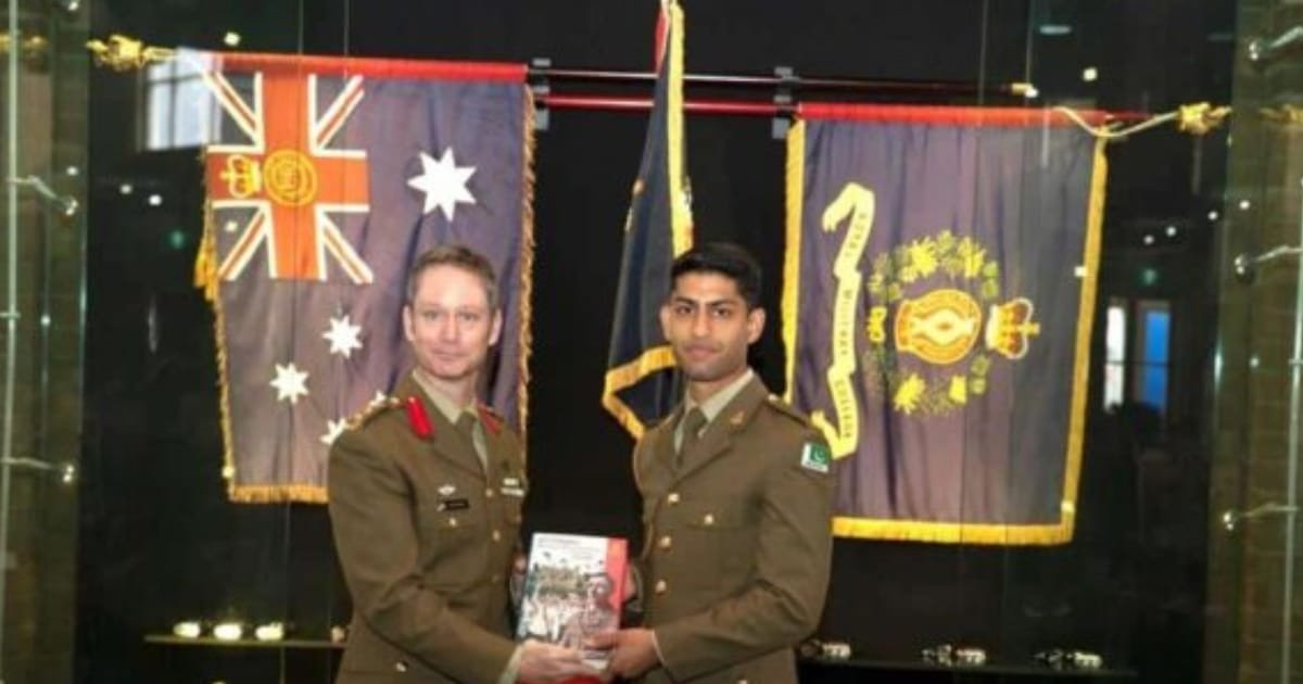 Pakistan Army Cadet Receives Prestigious Award at Royal Military College, Duntroon Pakistan Army Cadet Receives Prestigious Award at Royal Military College, Duntroon