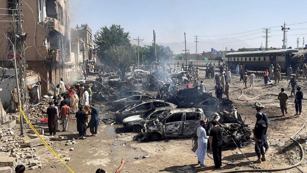 Suicide Bombing Targets Train in Quetta: At least 20 Dead and Multiple Injured Train Suicide Bomb Quetta
