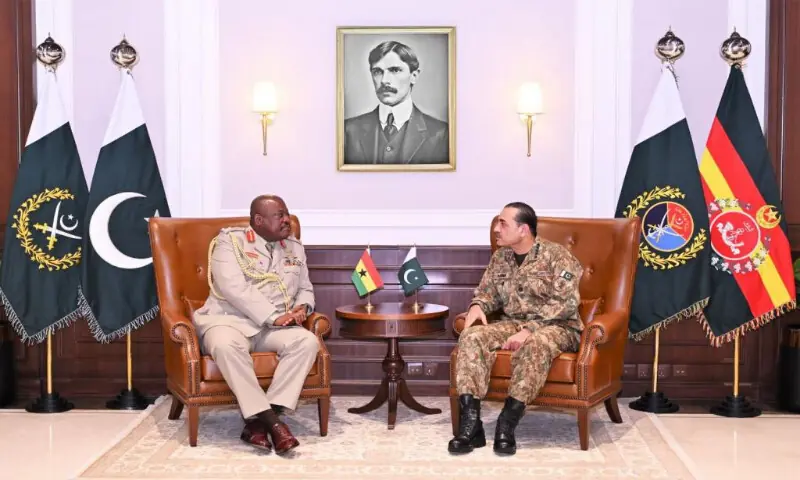 Pakistan and Ghana Discuss Defense Cooperation