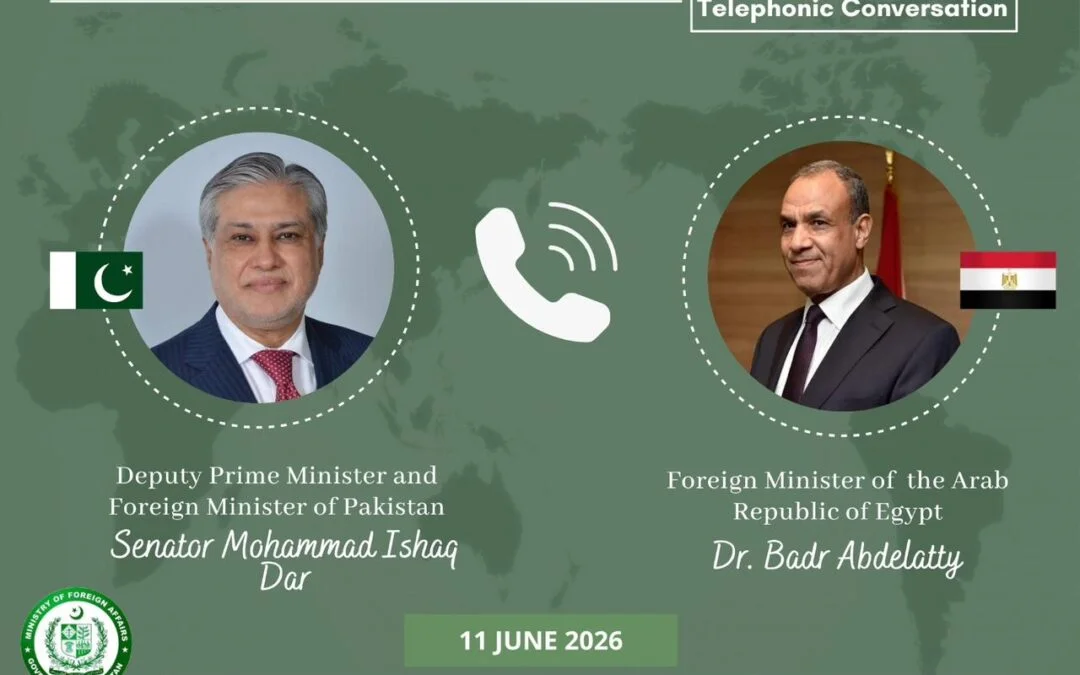 Egypt Applauds Pakistan’s Mediation Role, Invites DPM Dar to R-4 Summit 