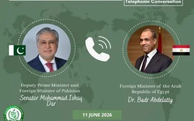 Egypt Applauds Pakistan’s Mediation Role, Invites DPM Dar to R-4 Summit 