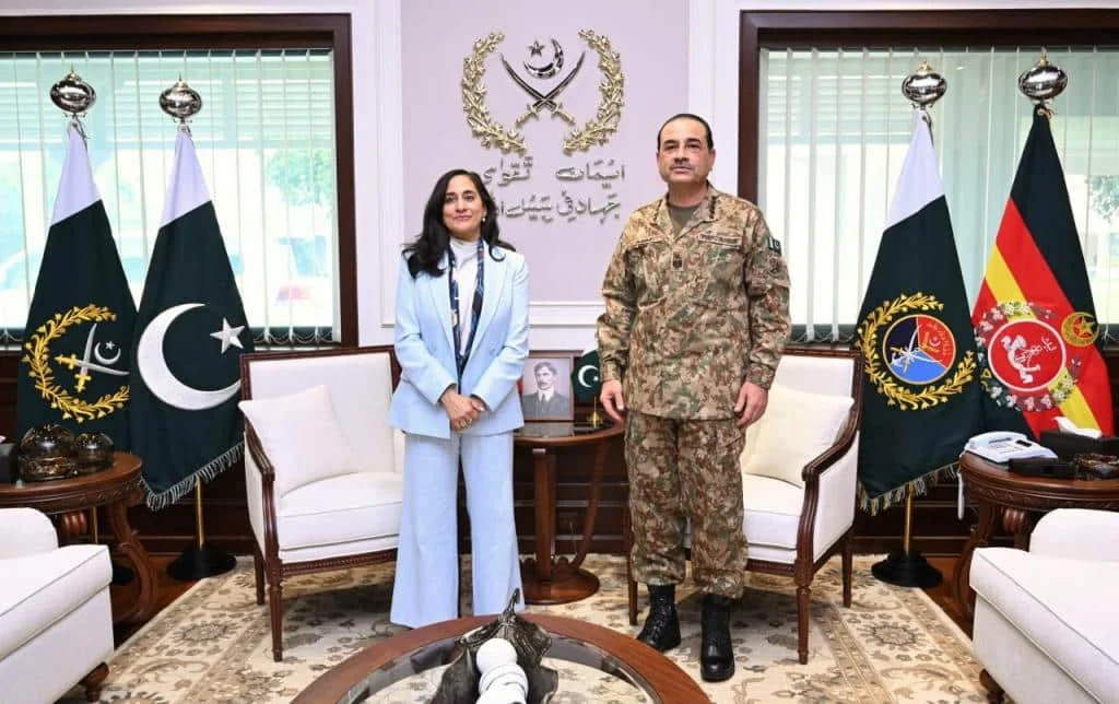 Canadian Foreign Minister Anita Anand Meets Field Marshal Asim Munir at GHQ Minister of Foreign Affairs of Canada Met Field Marshal Asim Munir at GHQ