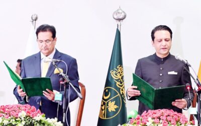 Barrister Iftikhar Ali Gillani Sworn in as AJK Prime Minister
