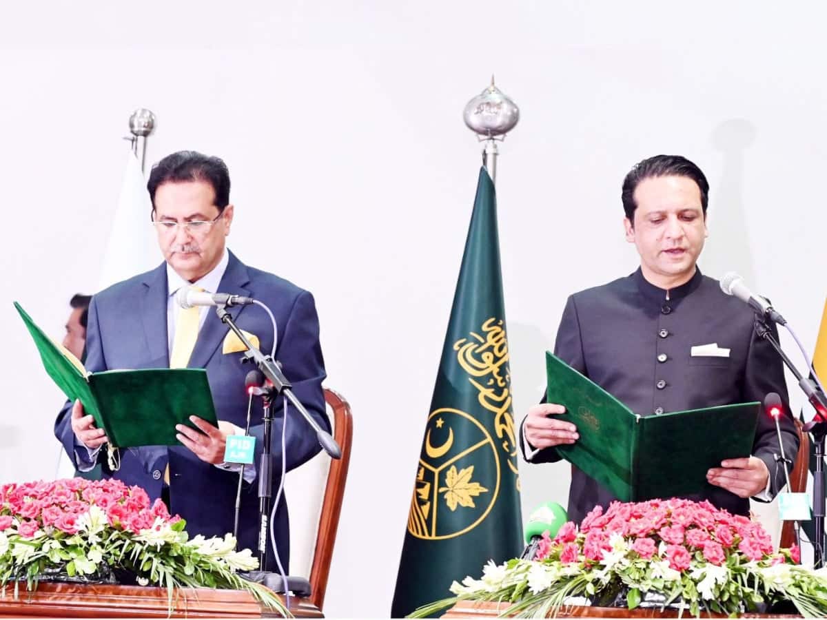 Barrister Iftikhar Ali Gillani Sworn in as AJK Prime Minister