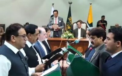 AJK Prime Minister Iftikhar Gillani Inducts Eight-Member Cabinet