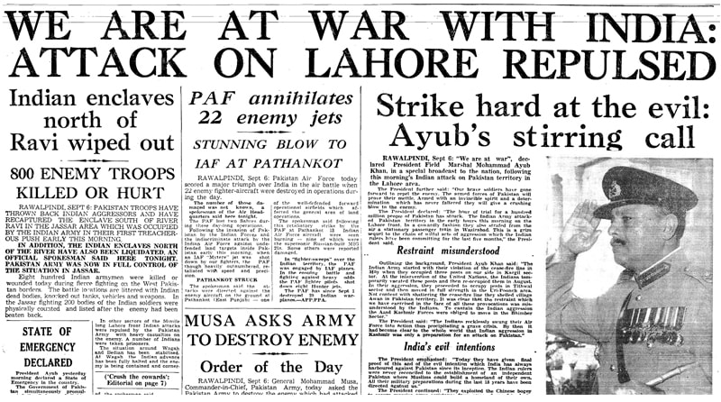 Echoes of 1965: How a Seventeen-Day War Shaped Six Decades of Pakistan's Defence Attack on Lahore Repulsed