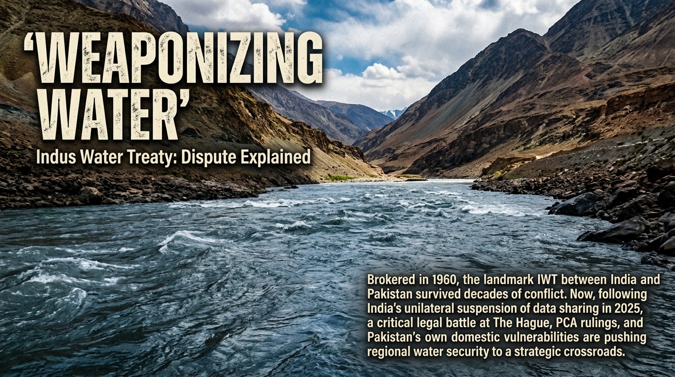 Weaponizing Water: Indus Water Treaty Dispute Explained Weaponizing Water: Indus Water Treaty Dispute Explained